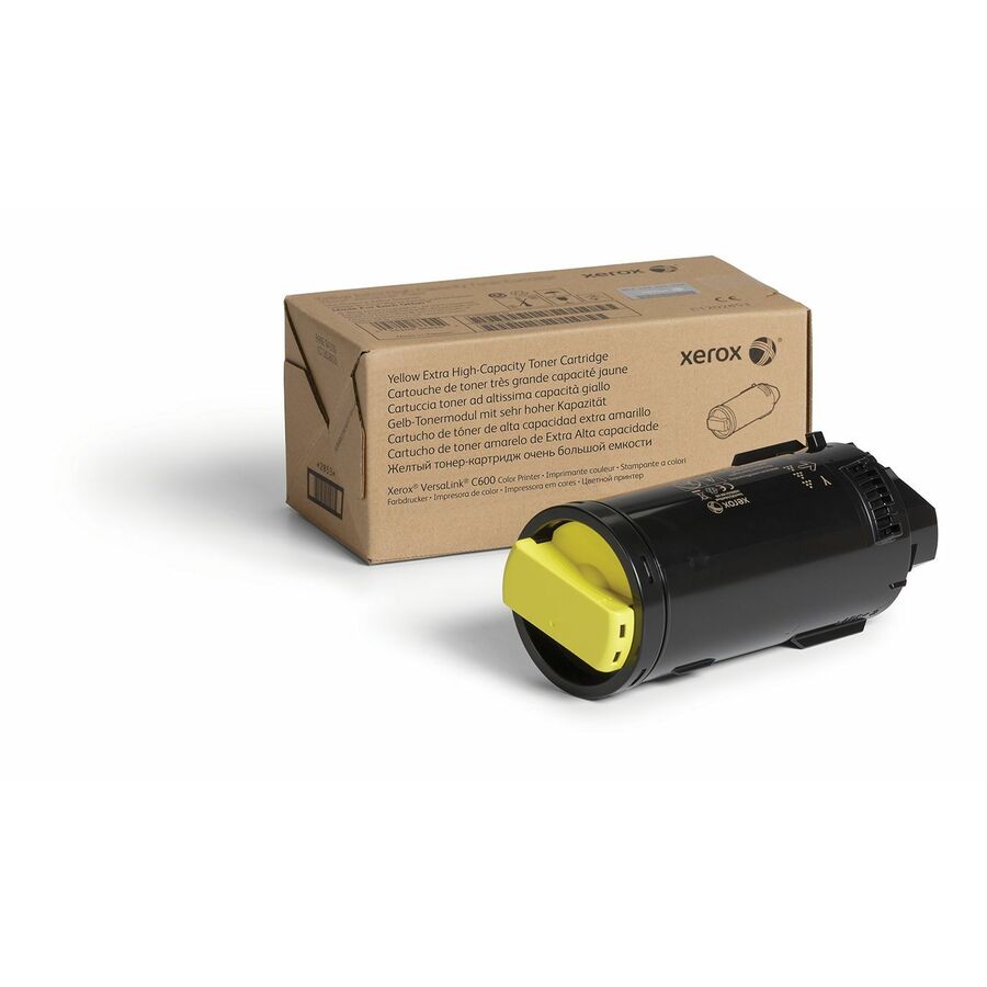 Xerox Genuine Xerox® VersaLink® C600 Color Printer Yellow Extra High capacity Toner Cartridge (16800 Pages) - 106R03918