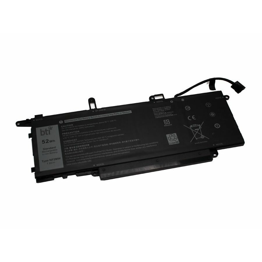 BTI NF2MW-BTI 7.6V 52WHR LI-ION BATTERY 41M98, 85XM8, NF2MW