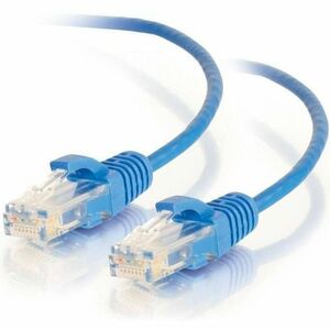 C2G 20ft(6.1m) Cat6 Snagless Unshielded (UTP) Slim Ethernet Network Patch Cable Blue