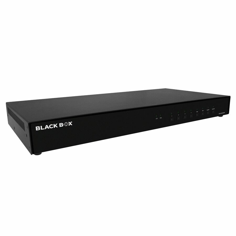 Black Box KVM MultiViewer, NIAP 4.0 Certified - 4-Port, Single-Monitor, DisplayPort, CAC