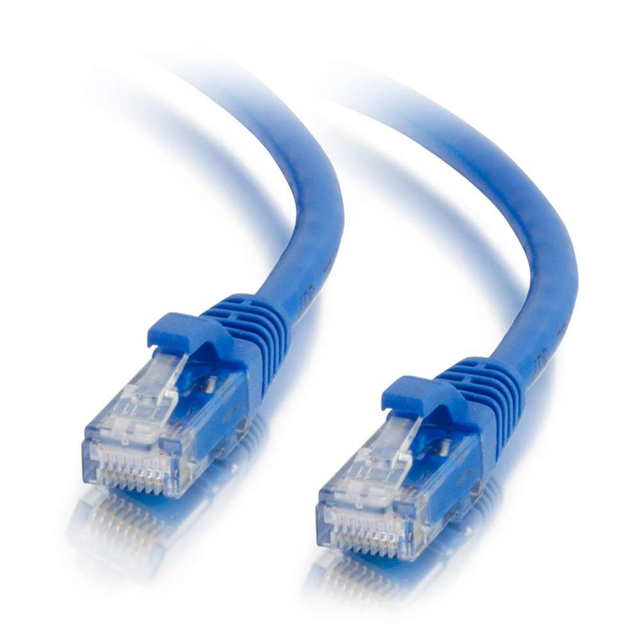C2G 100ft Cat6a Snagless Unshielded (UTP) Network Patch Ethernet Cable-Blue