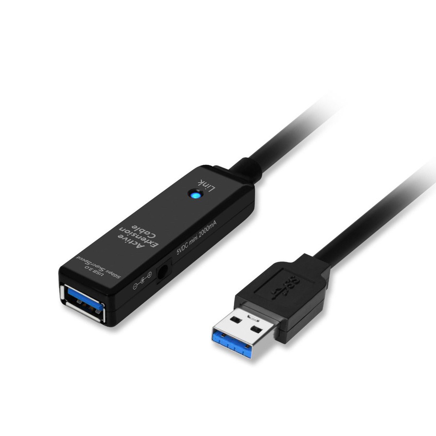 SIIG USB 3.0 Active Repeater Cable - 25M - Up to 5Gbps Data Transfer Rate - Daisy Chain Connection Supported - TAA Compliant