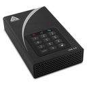 Apricorn Aegis Padlock DT 6 TB Desktop Hard Drive - 3.5" External - Black