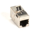 Black Box Cat.5e Shielded Straight-Pin Keystone Coupler - Silver