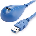 StarTech 5 ft Desktop SuperSpeed USB 3.0 (5Gbps) Extension Cable - A to A M/F
