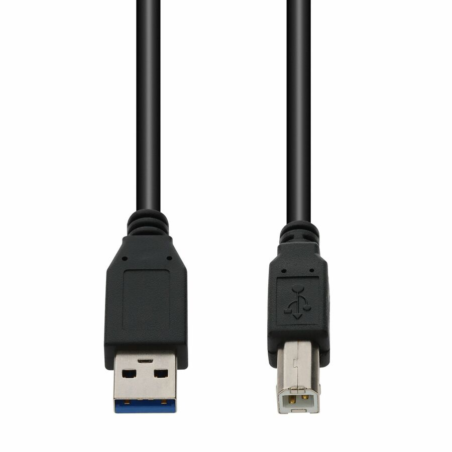 AddOn 10ft USB A 3.0 (Male) to USB B 3.0 (Male) Black Cable, 5Gbps