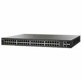 Cisco SG220-50P Ethernet Switch - 50 Ports - Manageable - Gigabit Ethernet - 10/100/1000Base-T, 1000Base-X - Refurbished - 2 Layer Supported - 2 SFP Slots - Twisted Pair - Desktop, Rack-mountable