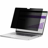StarTech.com 13.3-inch 16:10 Flip-Up Privacy Screen with Touch, Anti-Glare Blue Light Filter, Laptop Monitor Screen Protector