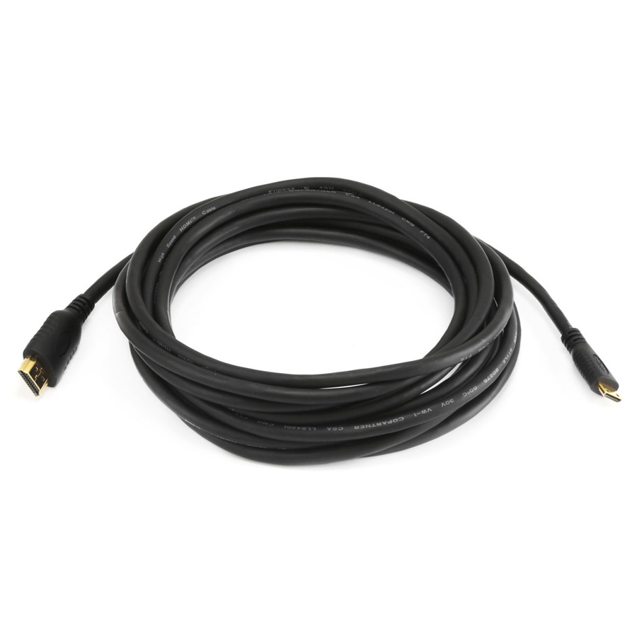 [04HDMItoMiniHDMI-15] Monoprice Standard HDMI Cable with HDMI Mini Connector, 15ft