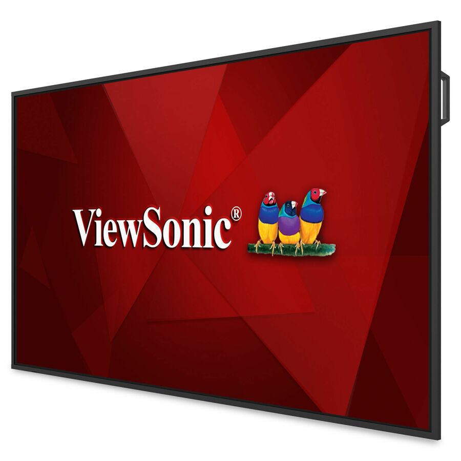 ViewSonic CDE75G3 75 Inch 4K UHD OS-Free Commercial Display with 500-nit Brightness, 1200:1 Contrast Ratio, 10W Dual Speakers, HDMI, USB C, VGA, and USB Inputs