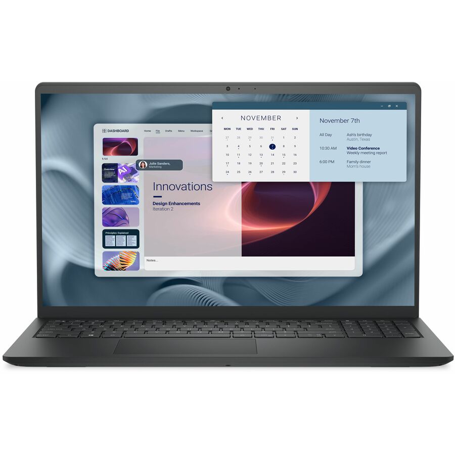 Dell Pro 15 Essential PV15250 15.6" Notebook - Full HD - 120 Hz - Intel Core i5 13th Gen i5-1334U - 16 GB - 512 GB SSD - English (US) Keyboard - Carbon Black