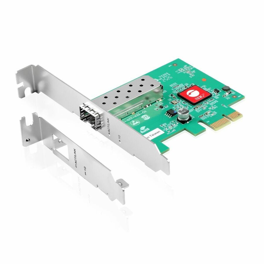 SIIG Single Port 1G SFP Ethernet Network PCIe Card - 1Gbps - TAA Compliant