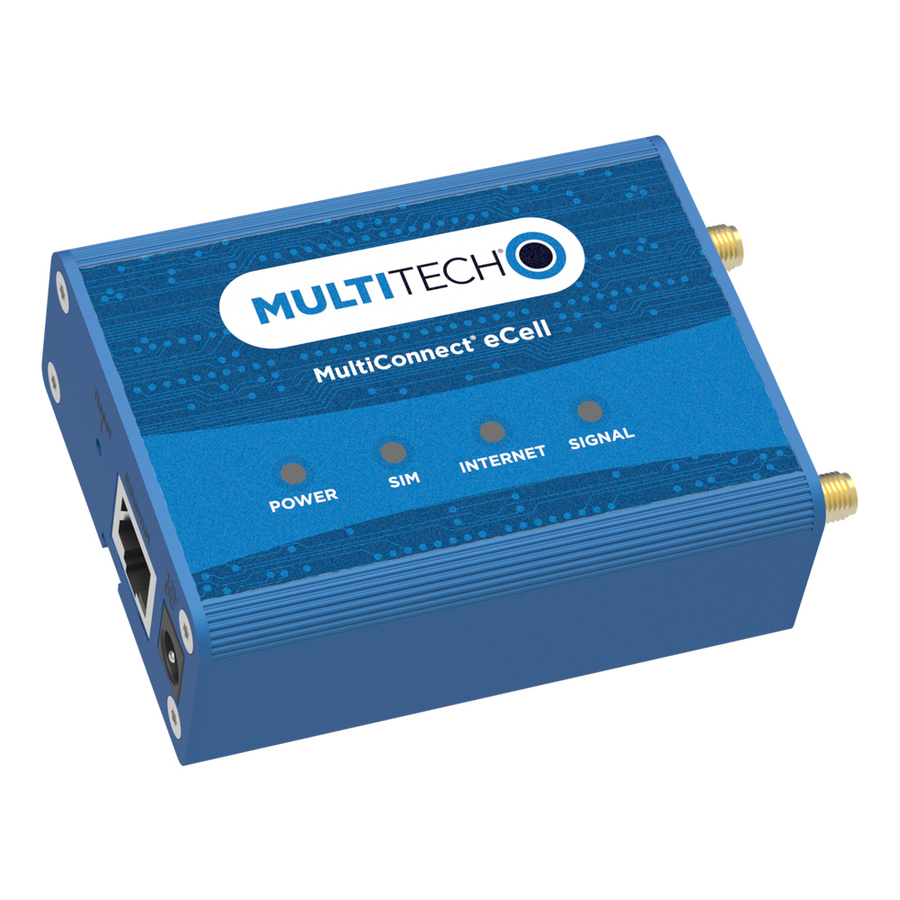 MultiTech MultiConnect eCell MTE-LAT6 Cellular, Ethernet Modem/Wireless Router - TAA Compliant