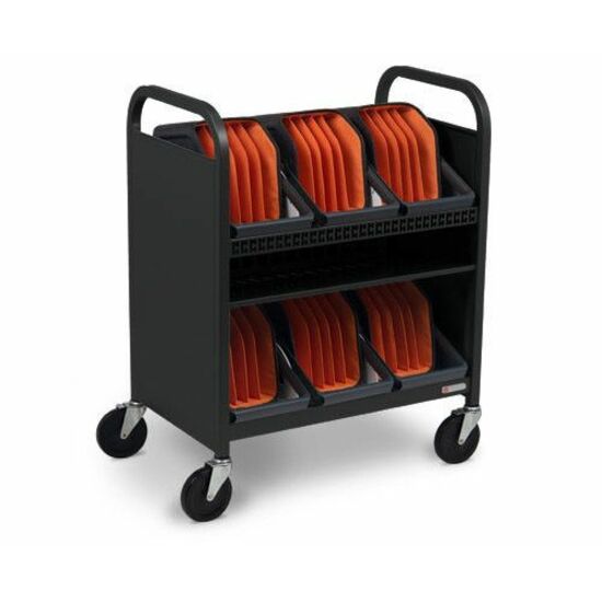 Bretford CUBE Transport Cart with Caddies - TVCT30CAD