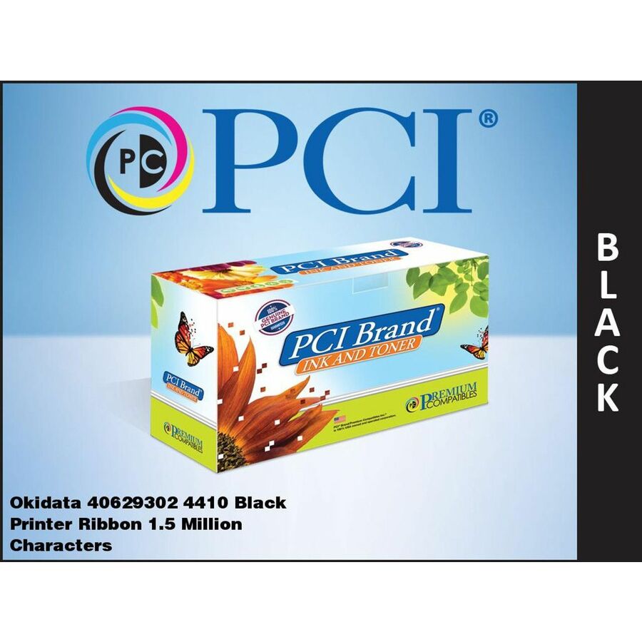 Premium Compatibles Dot Matrix Ribbon - Alternative for Okidata (40629302) - Black Pack