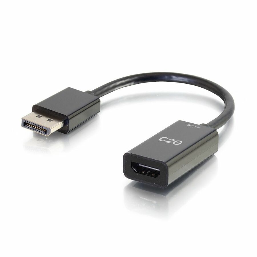 C2G 8in DisplayPort Male to HDMI Female Passive Adapter Converter - 4K 30Hz