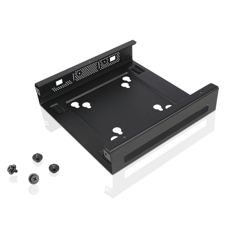 [17LenTCMount] Lenovo Mounting Bracket for Desktop Computer, Workstation - Black