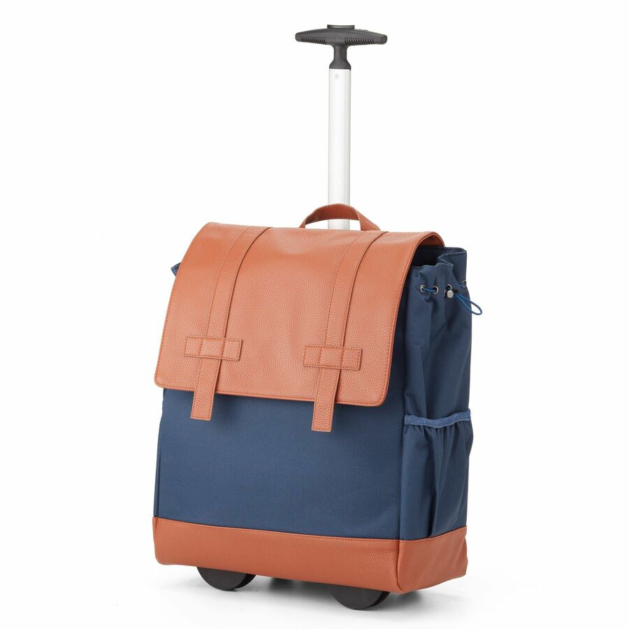 Francine Collection Wheels Up Carrying Case (Rolling Backpack) for 16" Notebook - Navy