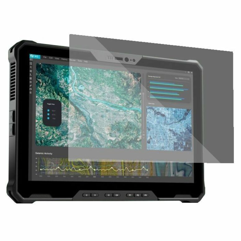 InfoCase Rugged Tempered Glass Screen Protection for Dell