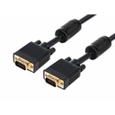 Monoprice 1.5ft SVGA Super VGA M/M Monitor Cable with Ferrites (Gold Plated)