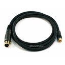 Monoprice 6ft Premier Series XLR Female to RCA Male 16AWG Cable (Gold Plated)