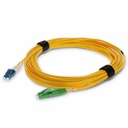 AddOn 8m ALC to LC Yellow OS2 Duplex OFNR (Riser-Rated) SMF Fiber Patch Cable