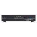 ATEN 4-Port USB DVI Dual Display Secure KVM Switch with CAC (PSD PP v4.0 Compliant)