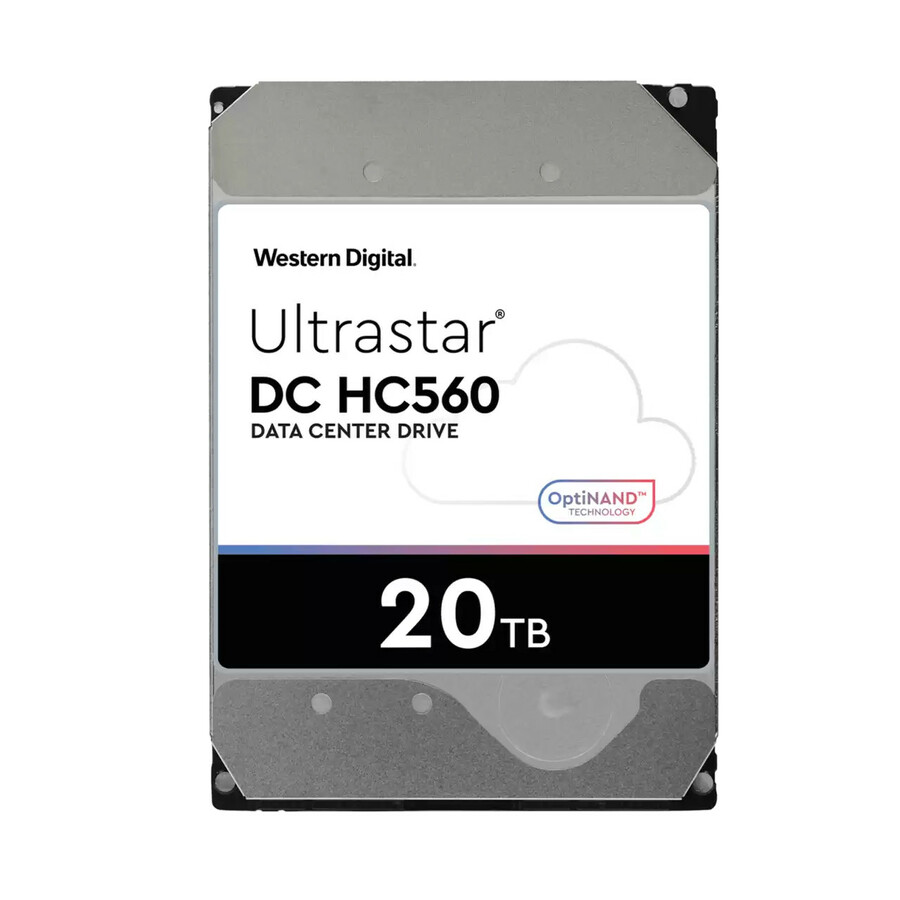 WD Ultrastar DC HC560 WUH722020BL5204 20 TB Hard Drive - 3.5" Internal - SAS (12Gb/s SAS)
