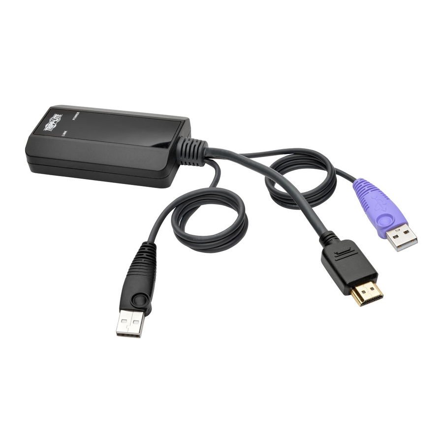Tripp Lite by Eaton NetDirector HDMI USB Server Interface Unit with Virtual Media and CAC Support (B064-IPG Series) USB and HDMI