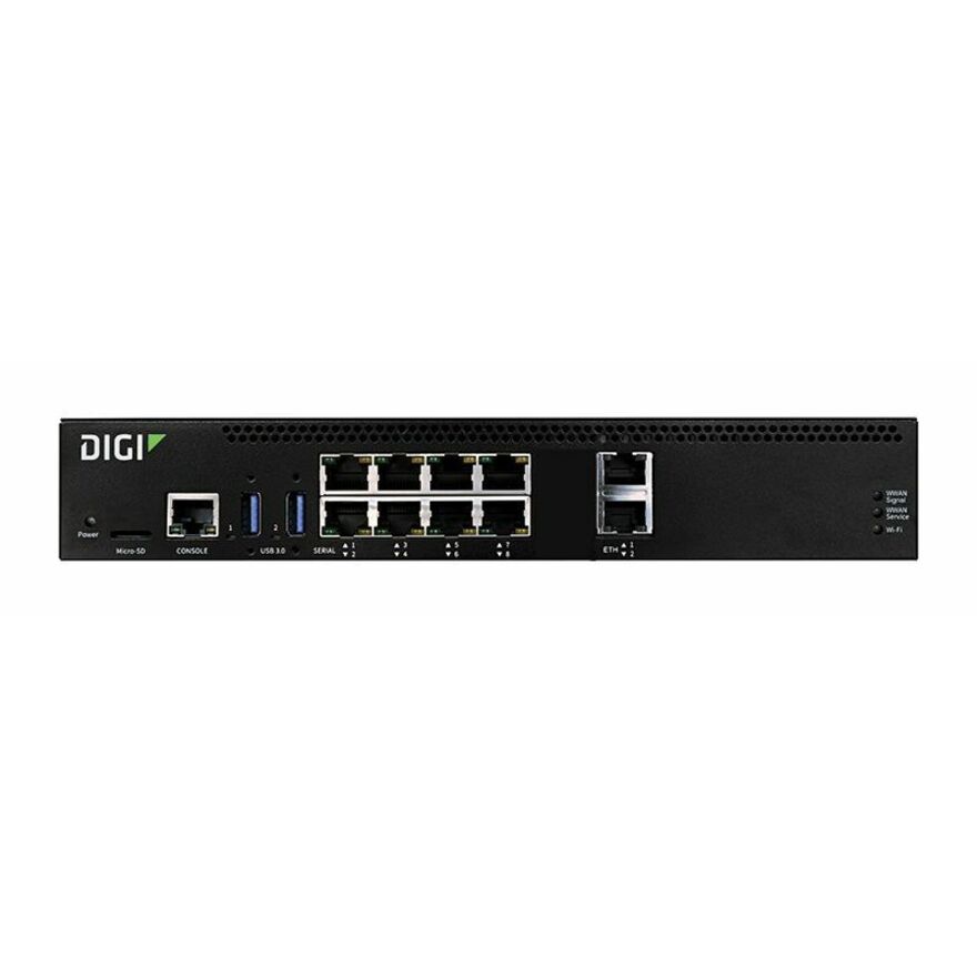 Digi Connect EZ 8 - Serial Server, 8-port, RS-232, US Power Cord