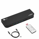 SIIG 4x1 DisplayPort 4K KVM USB 3.0 Switch with Remote Control