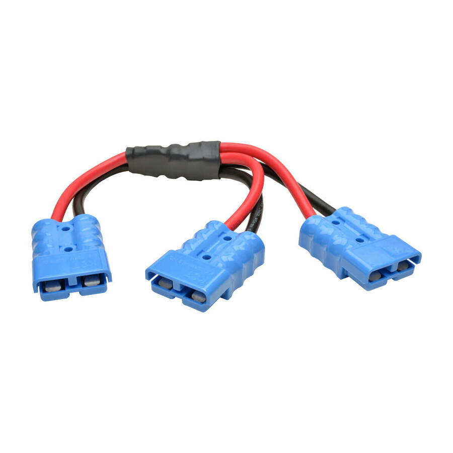 Eaton Tripp Lite Series Y Splitter Cable for Select Battery Packs, Blue 175A DC Connectors, 1 ft. (0.3 m)