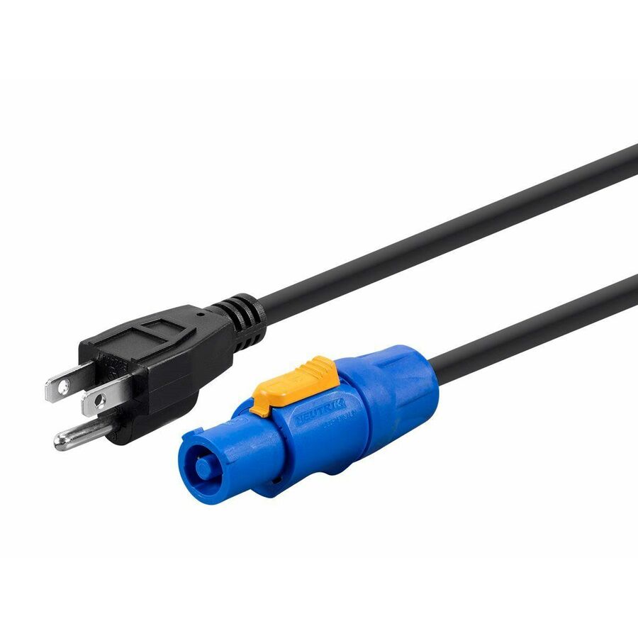 Monoprice Stage Right 16 AWG NEMA 5-15P to powerCON Connector 6FT