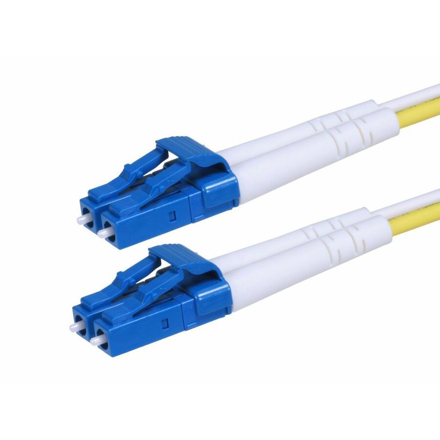 Monoprice Single-Mode Fiber Optic Cable - LC-LC UL 2mm 9/125 OFNR Duplex Yellow 50m