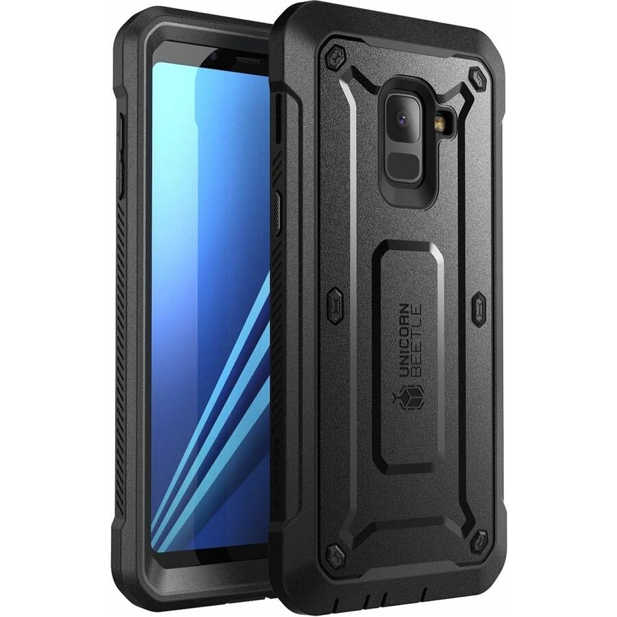 SUP Unicorn Beetle Pro Rugged Carrying Case (Holster) Samsung Galaxy A8+ (2018) Smartphone - Black