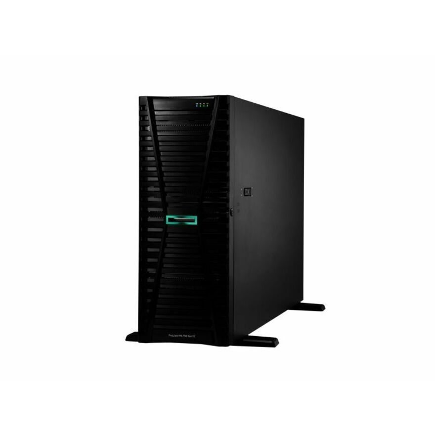 HPE ProLiant ML350 G11 4U Tower Server - 1 x Intel Xeon Silver 4510 2.40 GHz - 32 GB RAM - 16 TB HDD - (2 x 8TB) HDD Configuration - Serial ATA/600, 12Gb/s SAS, NVMe Controller