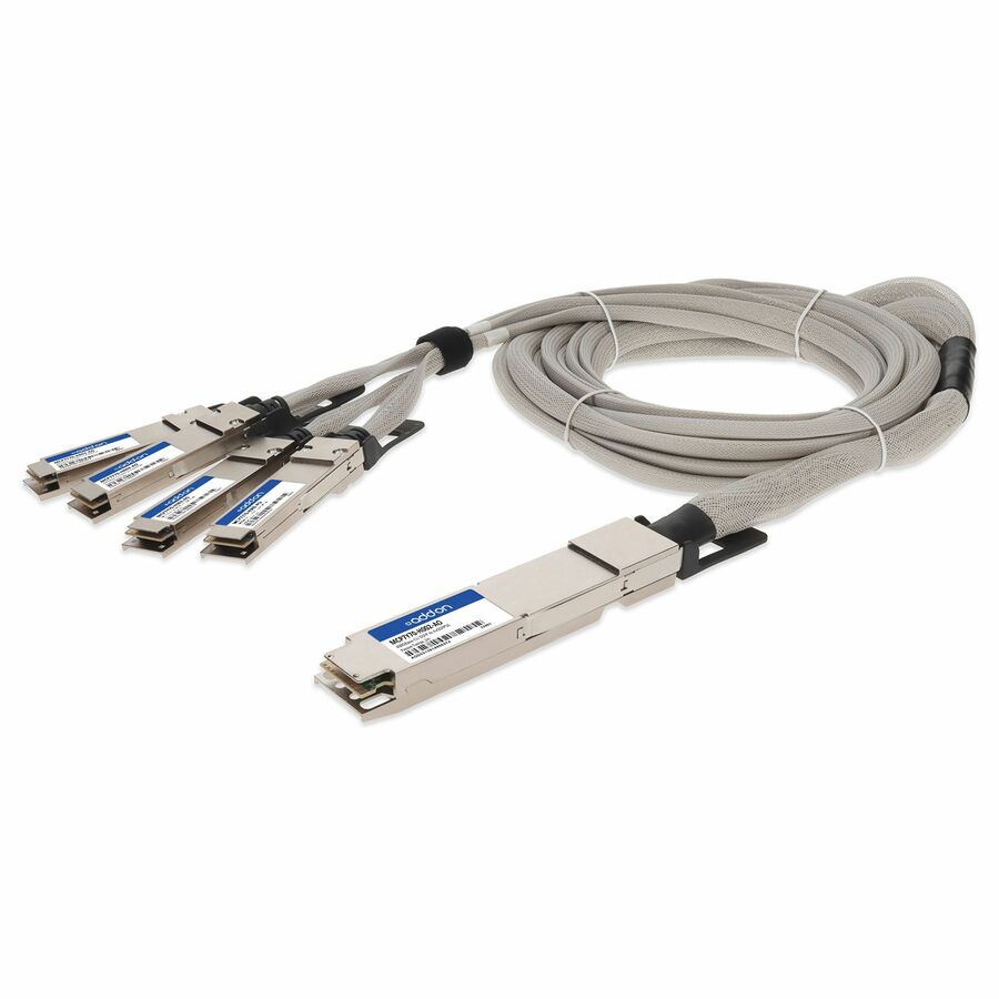 AddOn Mellanox MCP7Y70-H002 Compatible TAA 400GBase-CU OSFP to 4xQSFP56 Direct Attach Cable (Passive Twinax, 2m)