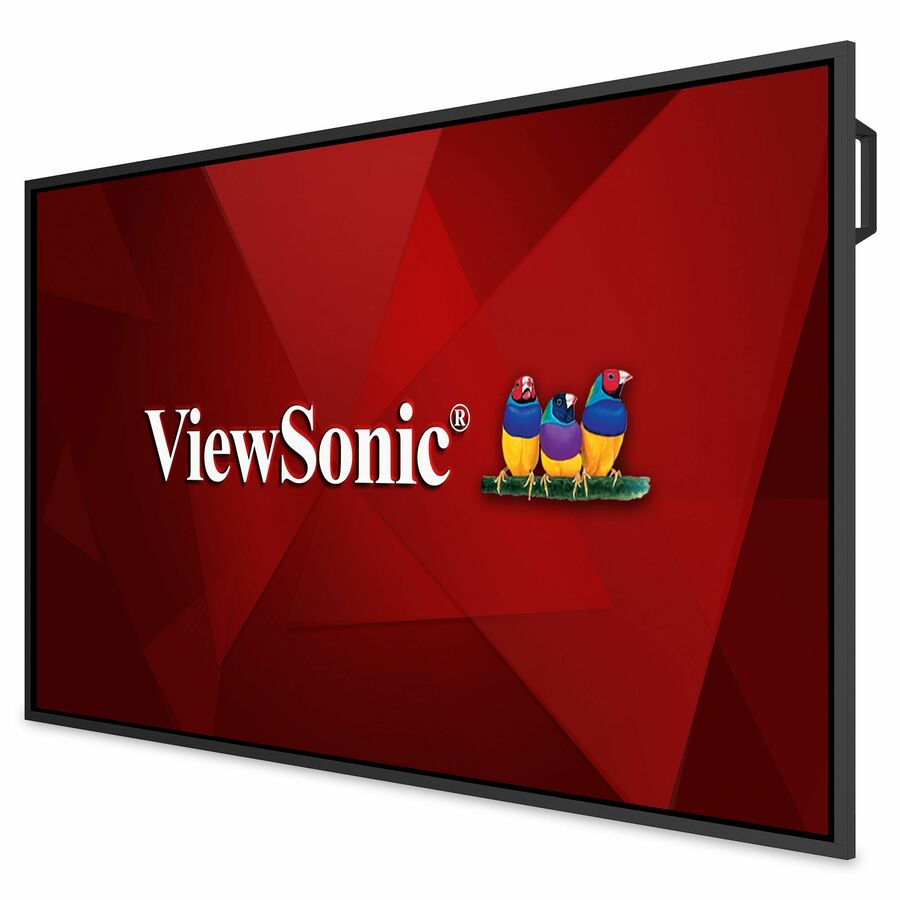 ViewSonic CDE65G3 65 Inch 4K UHD OS-Free Commercial Display with 500-nit Brightness, 1200:1 Contrast Ratio, 10W Dual Speakers, HDMI, USB C, VGA, and USB Inputs