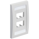 Panduit Mini-Com 4 Sockets Single Gang Faceplate