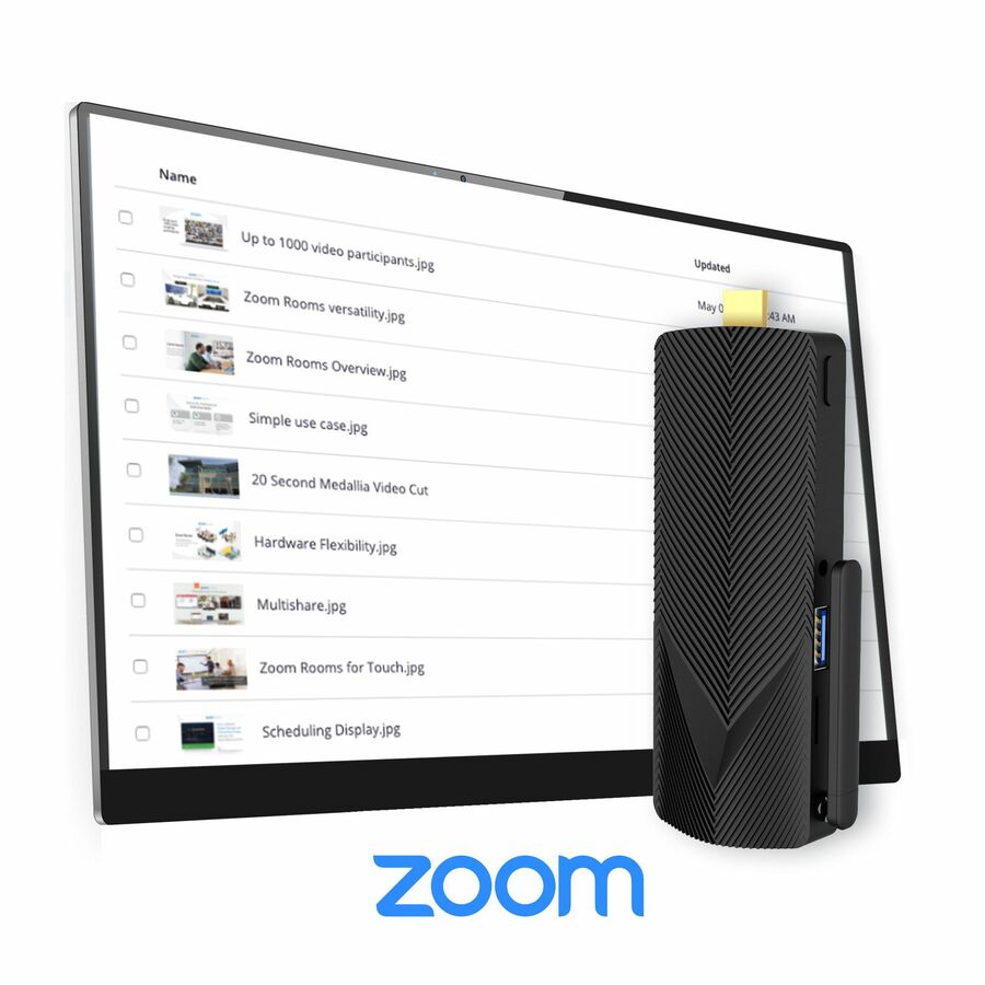 Azulle Access Pro Mini PC Stick - Alder Lake N100 - 8GB/128GB - Fanless Technology - Zoom Ready - WiFi 6 - 4K@60FPS - Digital Signage