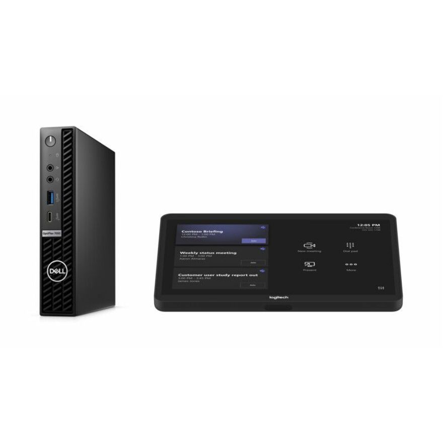 Logitech Tap with Dell OptiPlex 7000XE - BASE Bundle (no AV) for Microsoft Teams Rooms