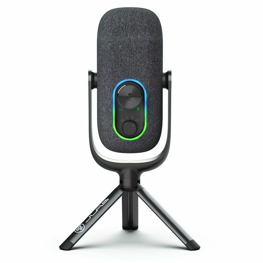 JLab Epic Talk Wired Condenser Microphone for Gaming, Recording, Podcasting, Music - Black