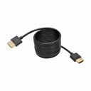 Eaton Tripp Lite Series Slim High-Speed HDMI Cable with Ethernet and Digital Video with Audio, UHD 4K 60 Hz (M/M), Black, 10 ft. (3.1 m)