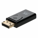 AddOn 8in DisplayPort (Male) to HDMI (Female) Black Adapter, 4K 30Hz