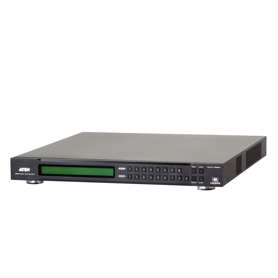 ATEN 8 x 9 4K HDMI Matrix Switch with Scaler-TAA Compliant