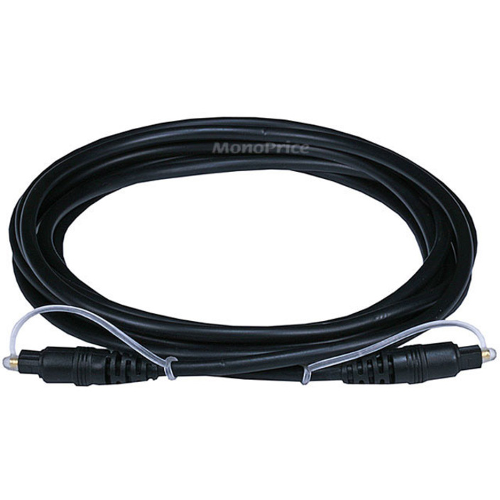 Monoprice 10ft Optical Toslink 5.0mm OD Audio Cable