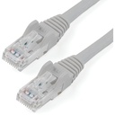StarTech 100ft CAT6 Ethernet Cable - Gray Snagless Gigabit - 100W PoE UTP 250Mhz Category 6 Patch Cord UL Certified Wiring/TIA