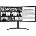 LG 34BR55QC-B 34" Class UWQHD Curved Screen LCD Monitor - 21:9 - Textured Black - TAA Compliant