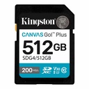 Kingston Canvas Go! Plus 512 GB Class 10/UHS-I (U3) V30 SDXC