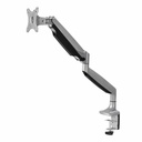 SIIG Single 45" Monitor Arm Mount 26.4 lbs-Gray - Fits17"-45" Screens, up to 26.4 lbs, VESA 75/100/200